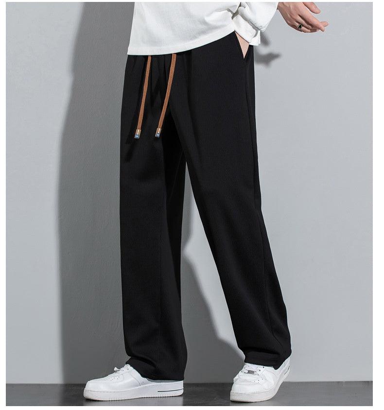 Casual Sports Couple Loose Drooping Wide-leg Straight Long Pants