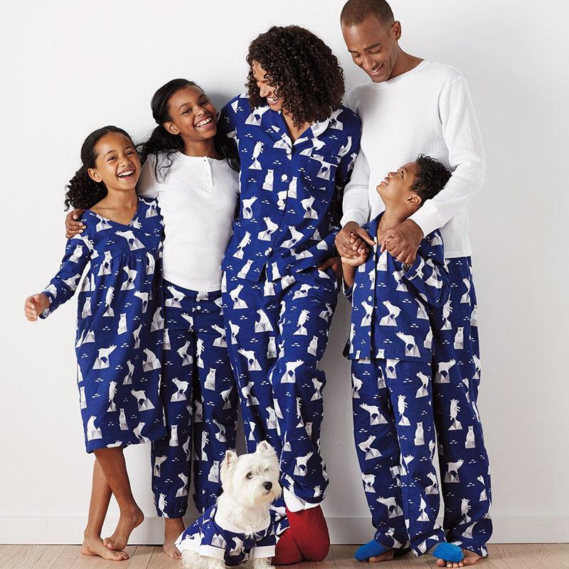 "Family Comfort" Casual Two-Piece Pyjama Set - Relaxing Together in Style - Your-Look