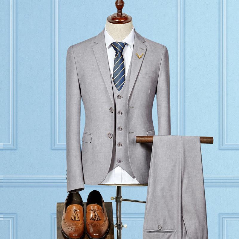 Classic Three-Piece Suit for Men: Timeless Elegance with Jacket, Vest, and Pants Ensemble - Your-Look