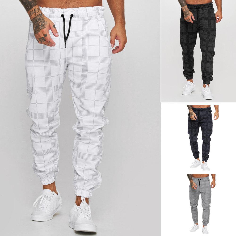 Checkered 3D Digital Print Casual Pants - Fashion - Your-Look
