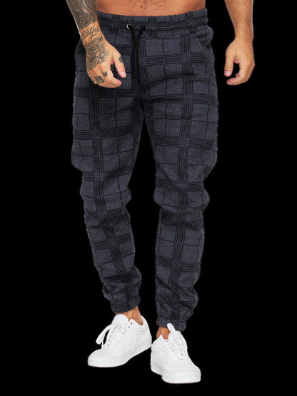 Checkered 3D Digital Print Casual Pants - Fashion - Your-Look