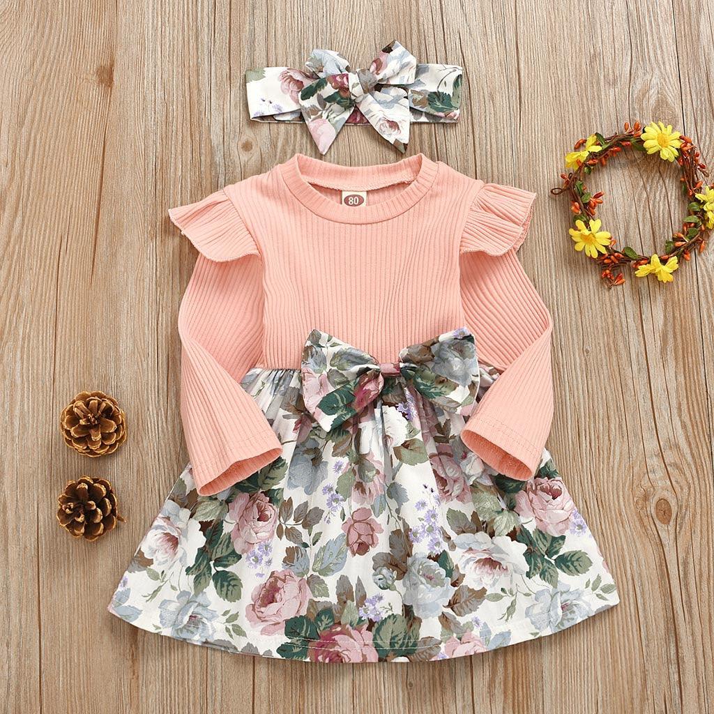 Girls Clothes European And American Printed Dress Suits -  - Your-Look