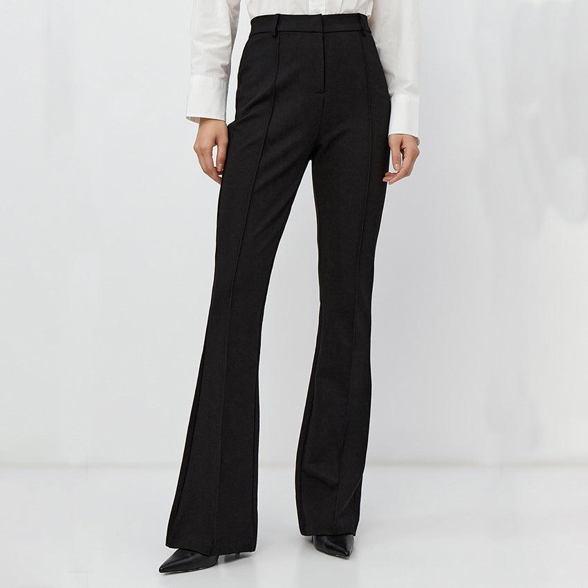 Chic Slim Fit Casual Suit Pants for Women: Effortless Elegance with Modern Sophistication - Your-Look