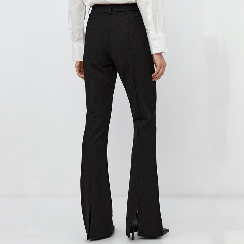 Chic Slim Fit Casual Suit Pants for Women: Effortless Elegance with Modern Sophistication - Your-Look