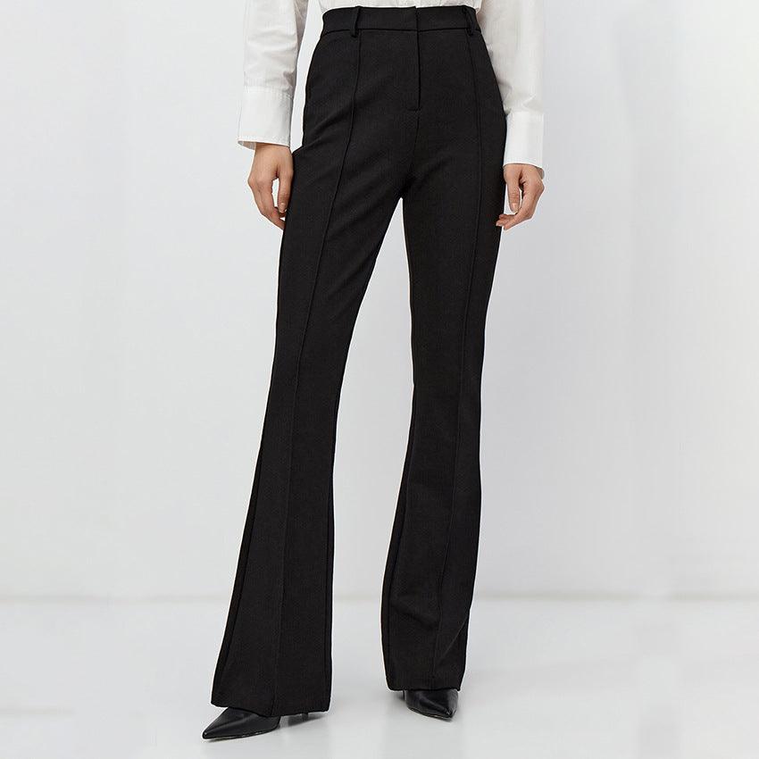 Chic Slim Fit Casual Suit Pants for Women: Effortless Elegance with Modern Sophistication - Your-Look