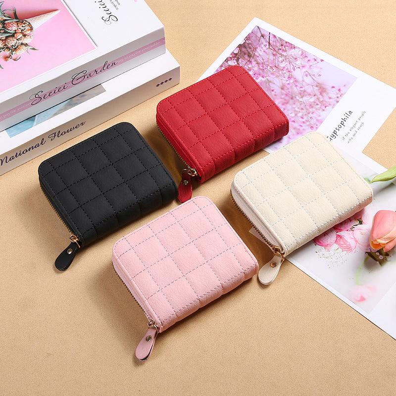 Chic Sophistication: Embroidered Card Holder Mini Ladies Wallet - Your-Look