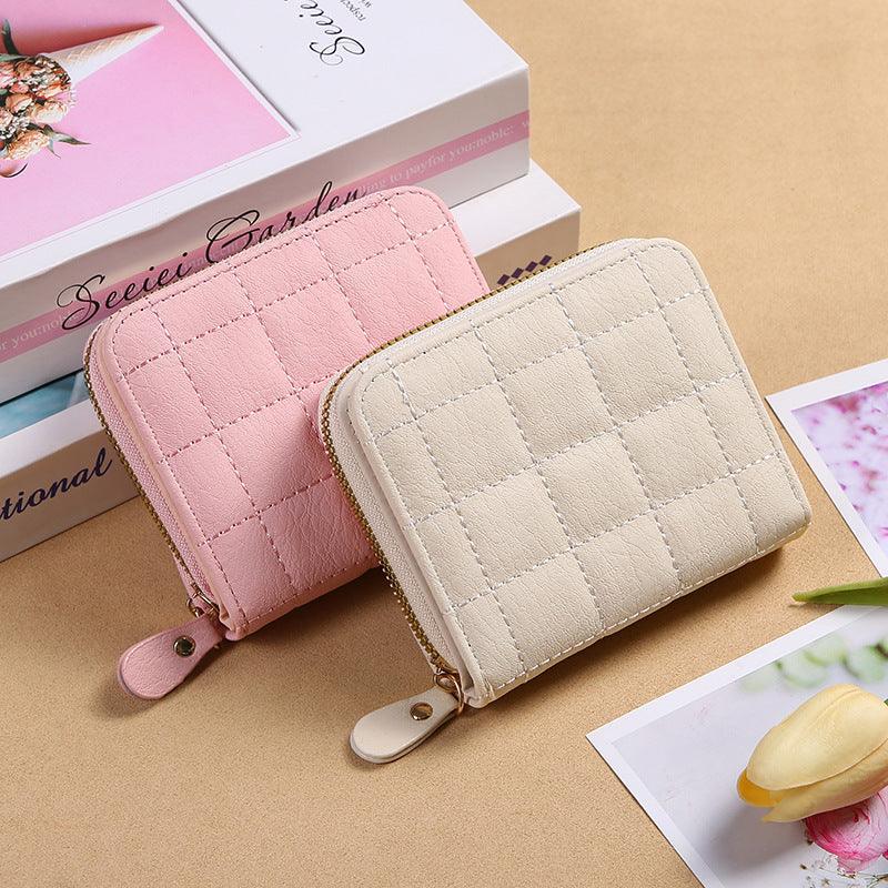 Chic Sophistication: Embroidered Card Holder Mini Ladies Wallet - Your-Look