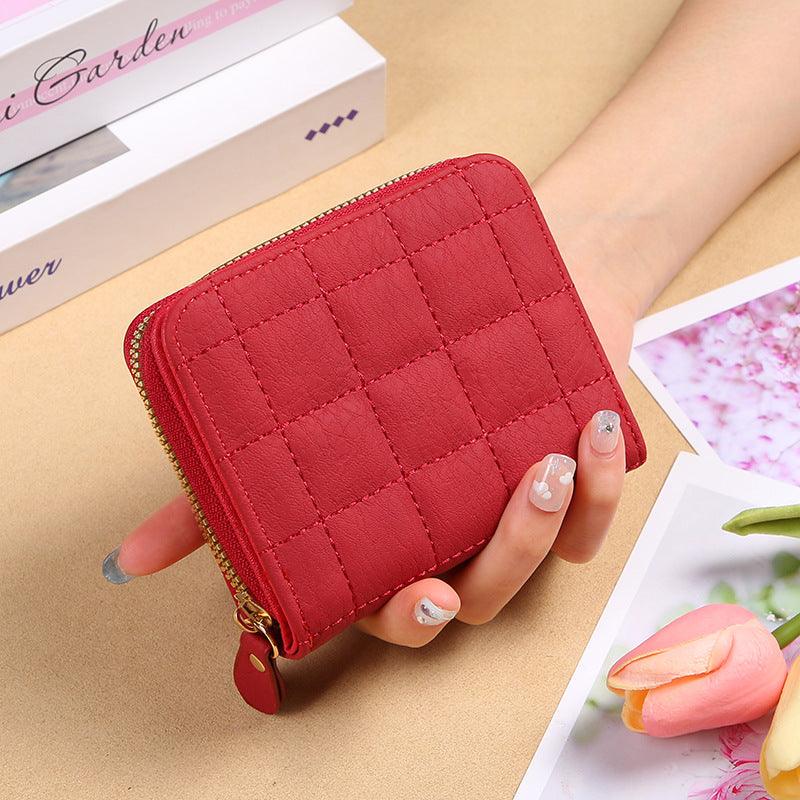 Chic Sophistication: Embroidered Card Holder Mini Ladies Wallet - Your-Look