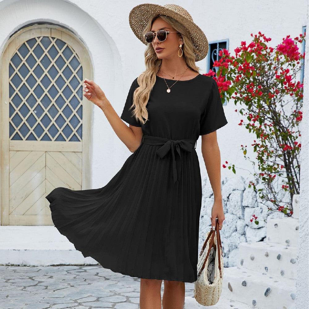 Fashion New Round Neck Dress Women - Fashion - Your-Look