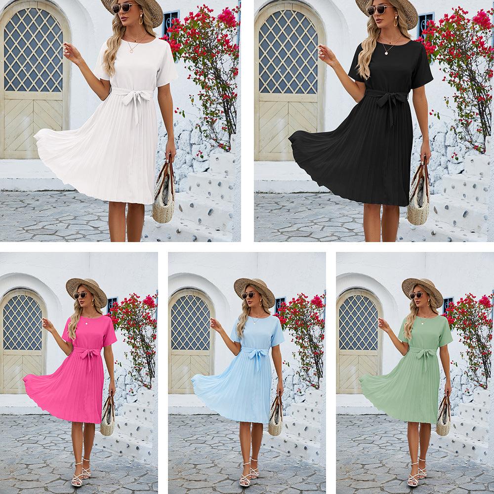 Fashion New Round Neck Dress Women - Fashion - Your-Look