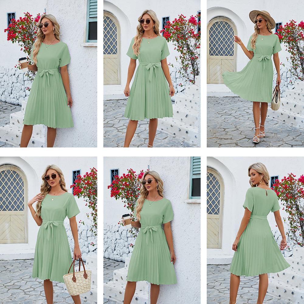 Fashion New Round Neck Dress Women - Fashion - Your-Look