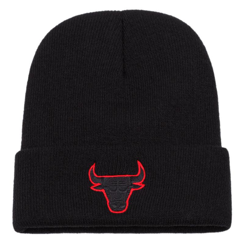 Cow Head Embroidery Popular Knitted Hat Winter Warm - Fashion - Your-Look