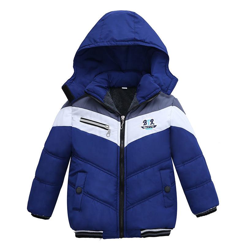 Long Sleeved Hooded Padded Jacket For Boys - - Your-Look