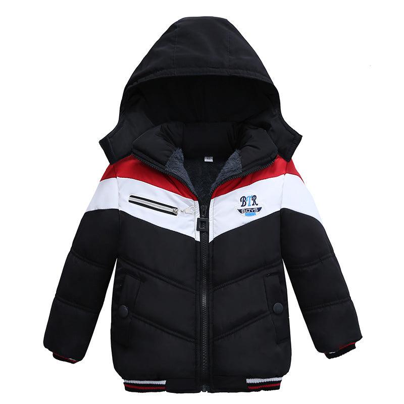 Long Sleeved Hooded Padded Jacket For Boys -  - Your-Look