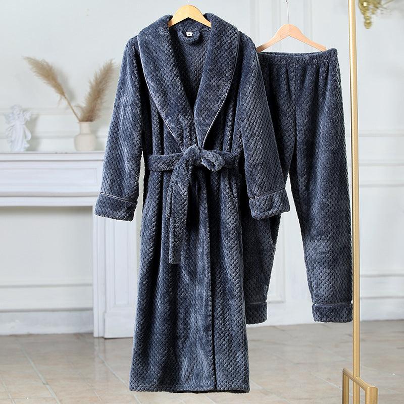 Cozy Flannel Thermal Pyjamas Suit: Your Ultimate Comfort Companion - Your-Look