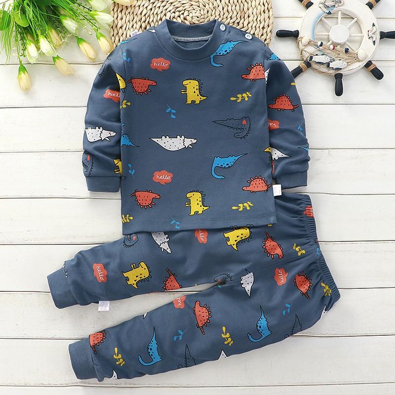 Autumn Cotton Base Baby Pajamas Set -  - Your-Look