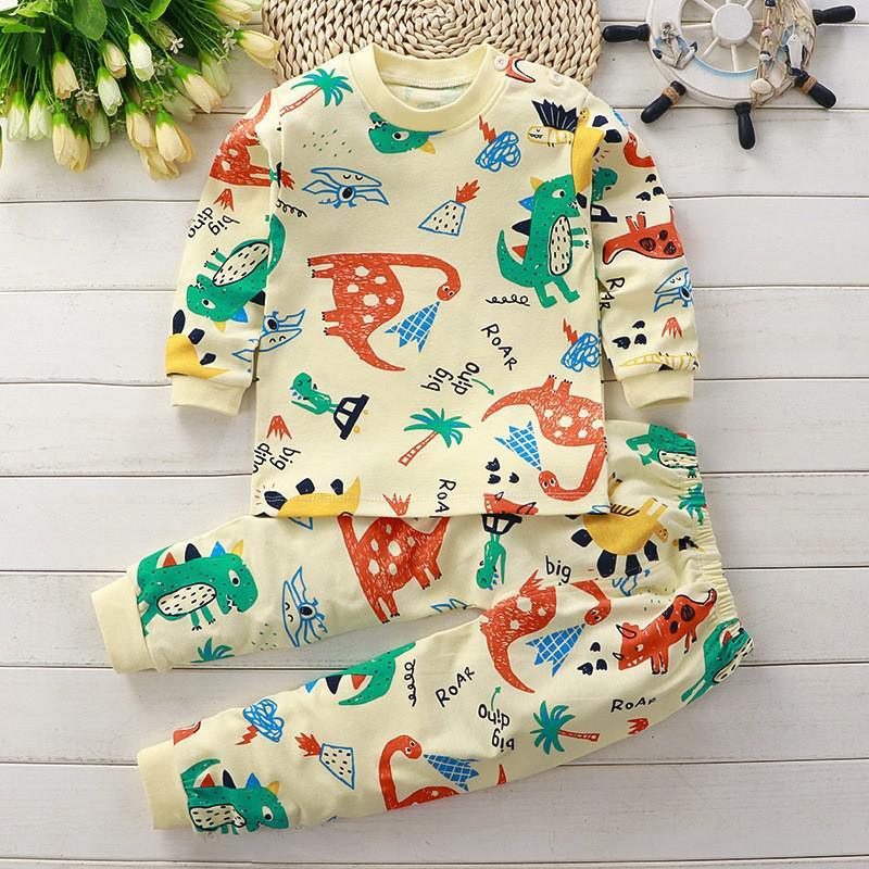 Autumn Cotton Base Baby Pajamas Set -  - Your-Look