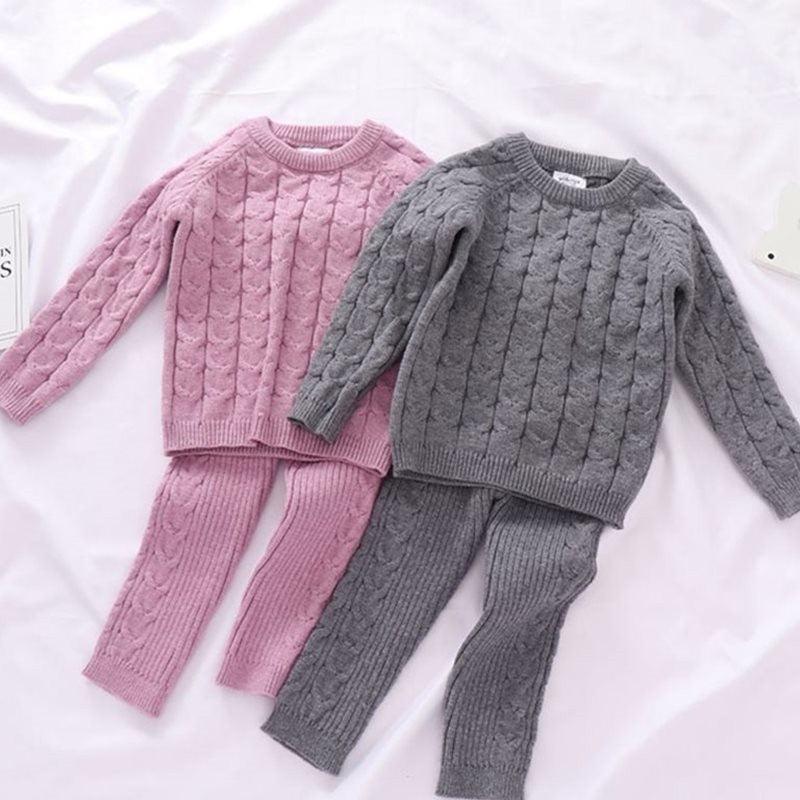 Kids Sweaters Baby Boy Girl Winter knit Sweater Pants -  - Your-Look