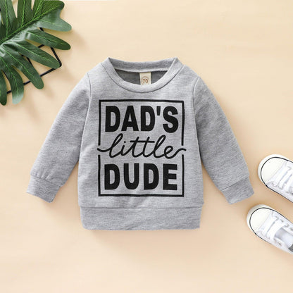 Boys Polyester Letter Grey Sweatshirt Top - Fashion - Your-Look