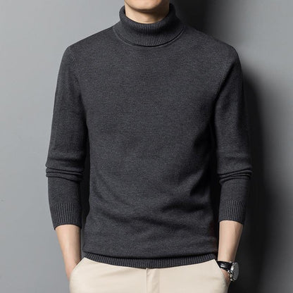 Double Anti-Nano Velvet Turtleneck Sweater for Men