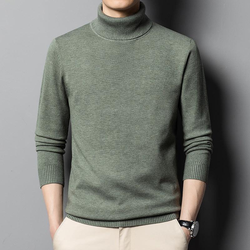 Double Anti-Nano Velvet Turtleneck Sweater for Men