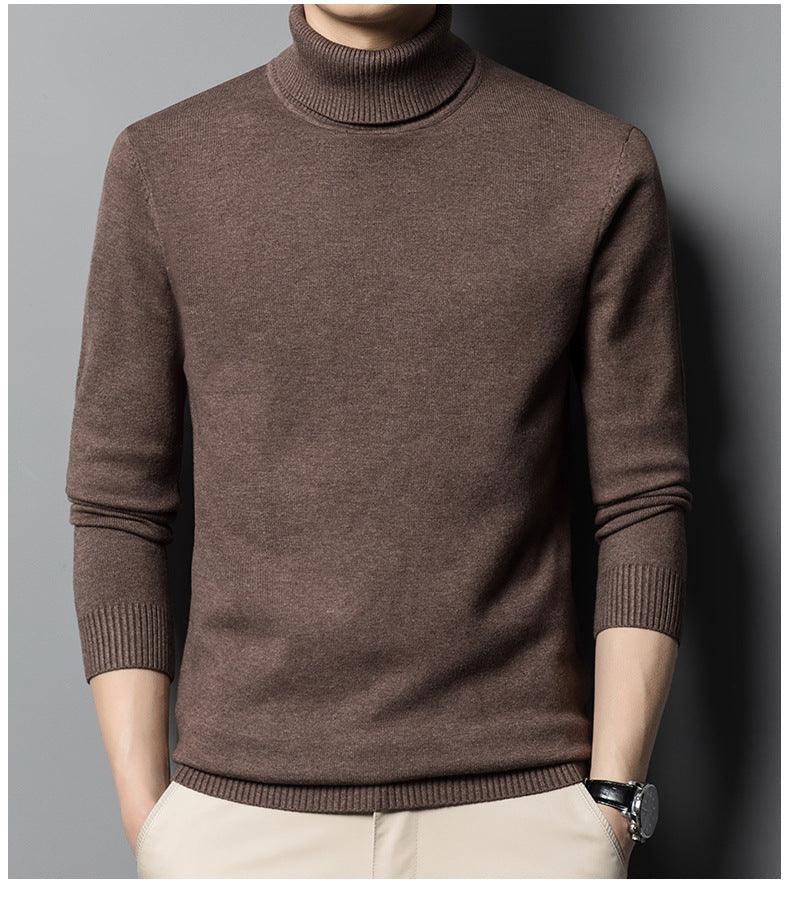 Double Anti-Nano Velvet Turtleneck Sweater for Men