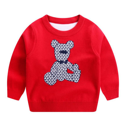 Double Layer Warm Sweater Knitwear Children&