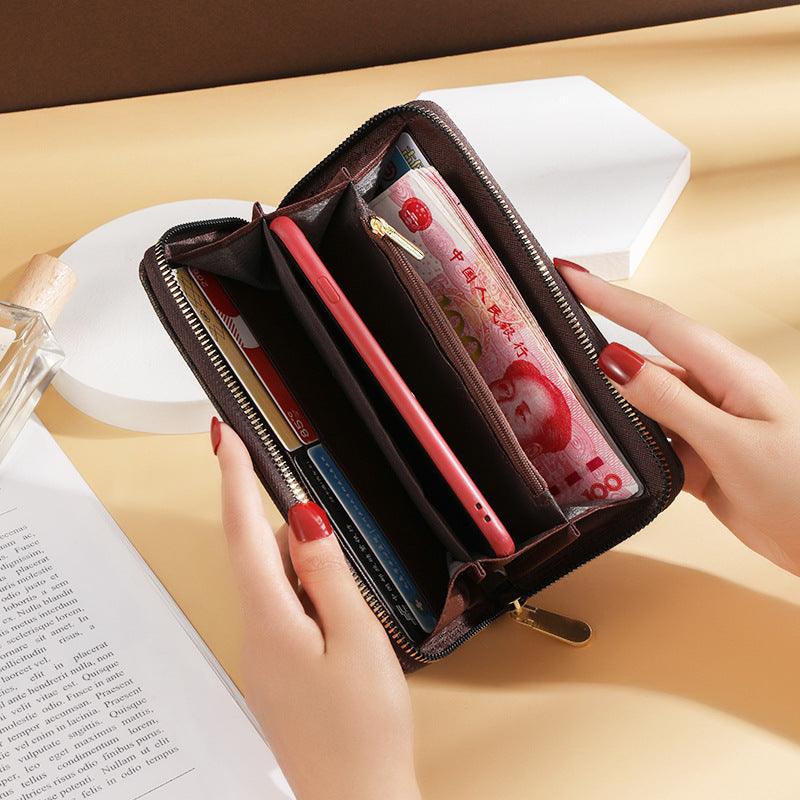 Efficient Organization: Large Capacity Purse with Multiple Card Slots - Your-Look