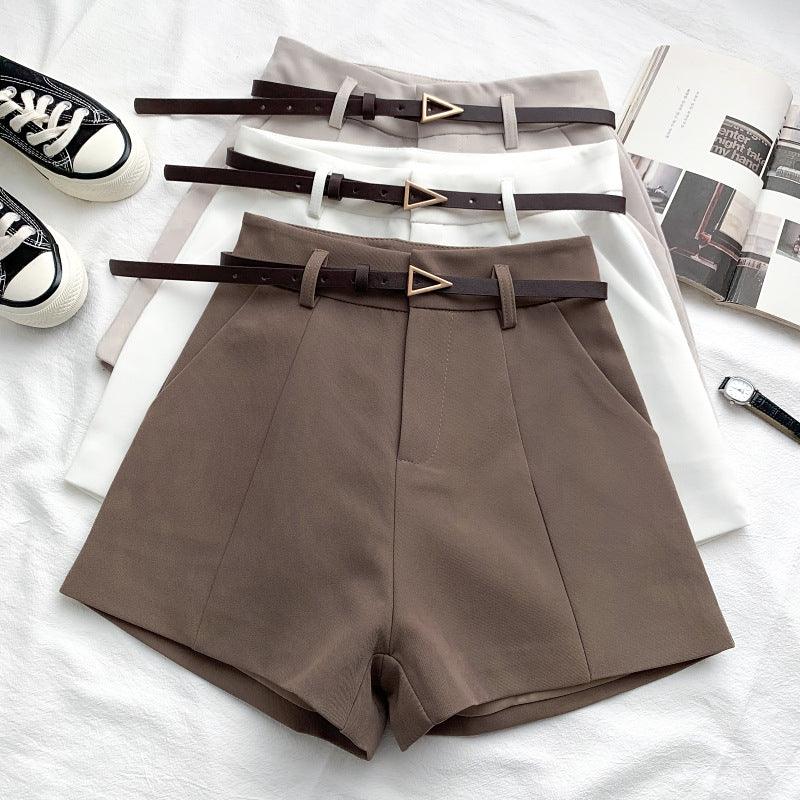 Effortless Elegance: High Waist Slim Shorts for Women - Your-Look