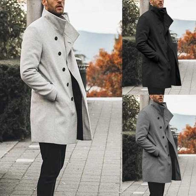 Fashion Trench Coat Men&