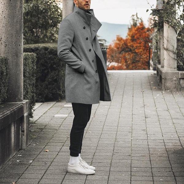 Fashion Trench Coat Men&