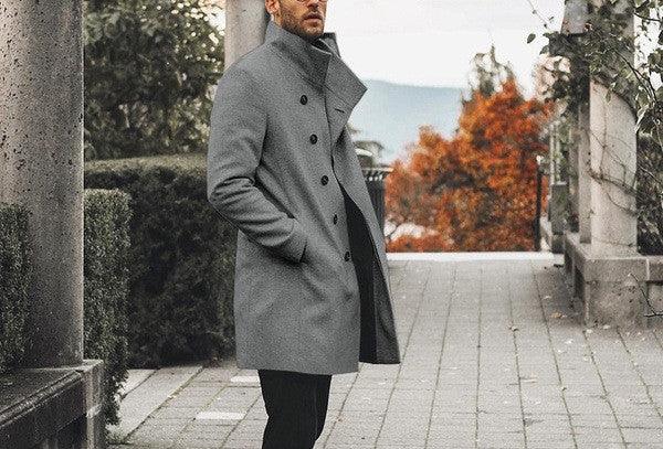 Fashion Trench Coat Men&
