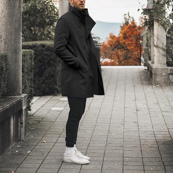 Fashion Trench Coat Men&