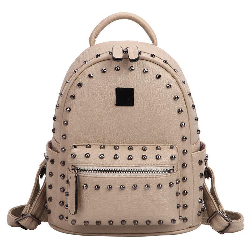 Effortless Style: Rivet Small Backpack, Your Perfect All-Match School Bag - Your-Look