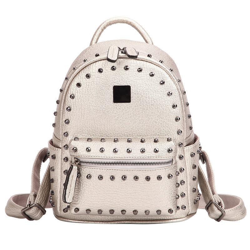 Effortless Style: Rivet Small Backpack, Your Perfect All-Match School Bag - Your-Look