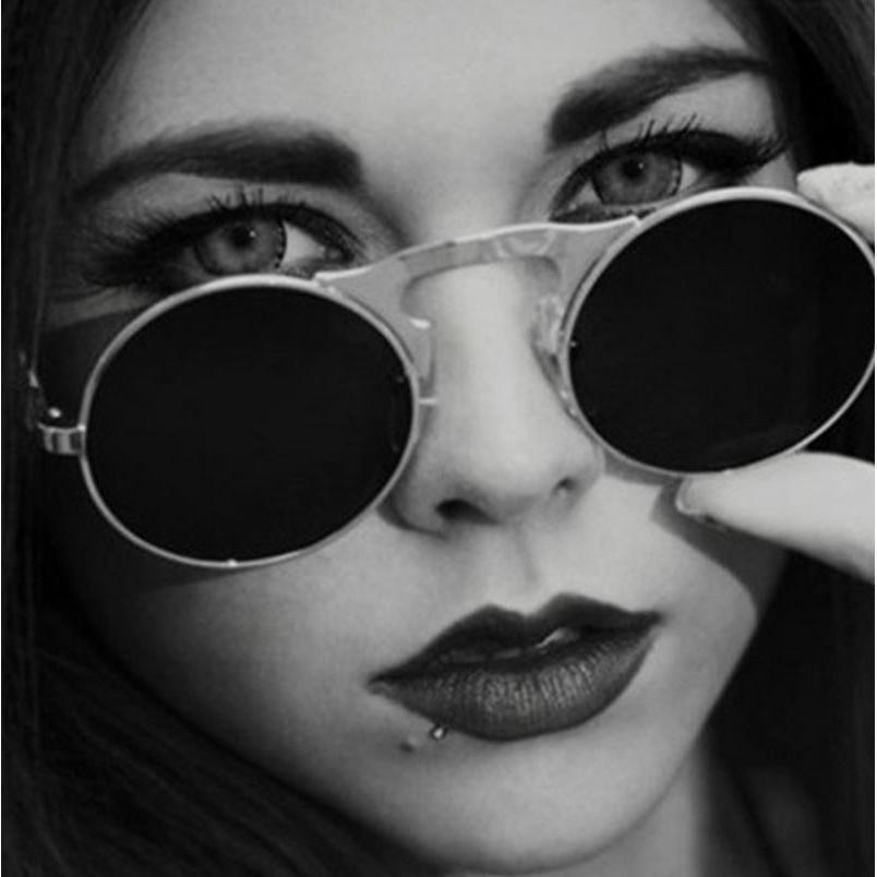 Elevate Your Look with Retro Round Metal Sunglasses for Women - Your-Look