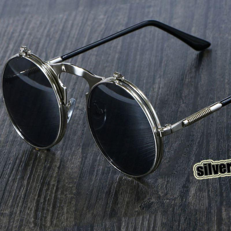 Elevate Your Look with Retro Round Metal Sunglasses for Women - Your-Look