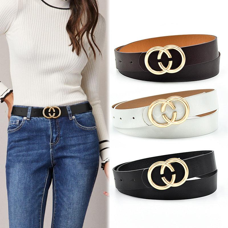 Alloy Buckle Belt Is Versatile, Simple And Fashionable - Your-Look