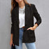 Elevate Your Style: Long Sleeve Button PU Cardigan Coat for Women - Your-Look