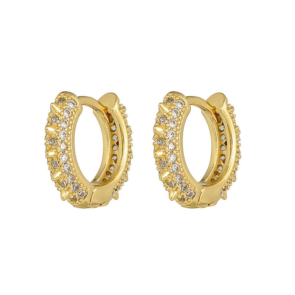 Elevate Your Style with Fashion 18K Gold Plated Geometric Earrings