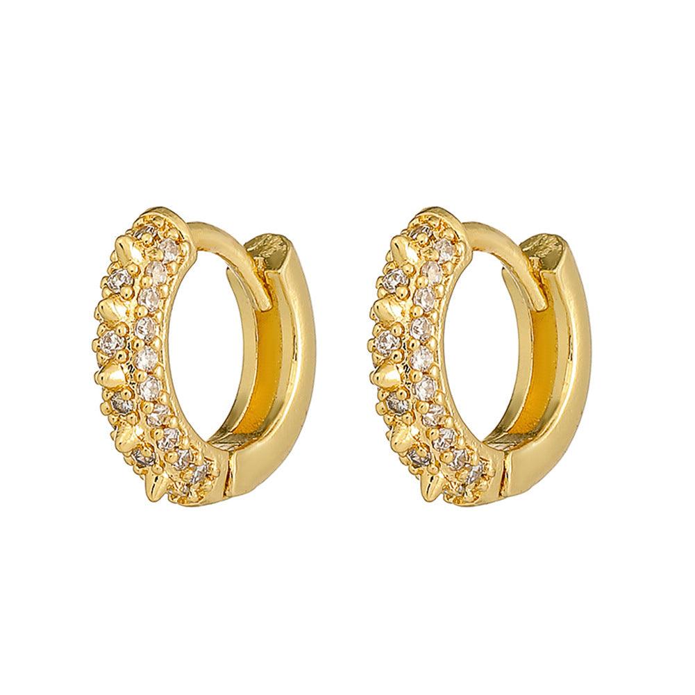 Elevate Your Style with Fashion 18K Gold Plated Geometric Earrings