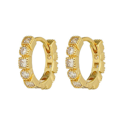 Elevate Your Style with Fashion 18K Gold Plated Geometric Earrings