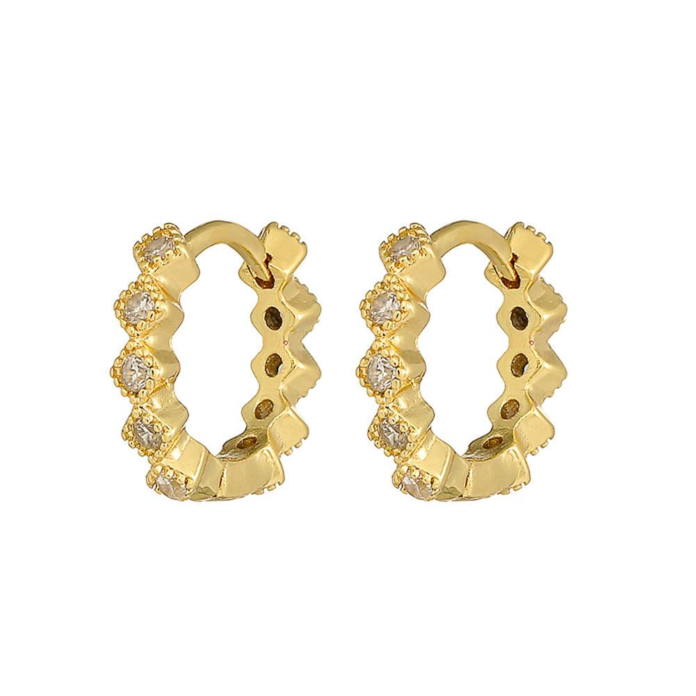 Elevate Your Style with Fashion 18K Gold Plated Geometric Earrings - Your-Look