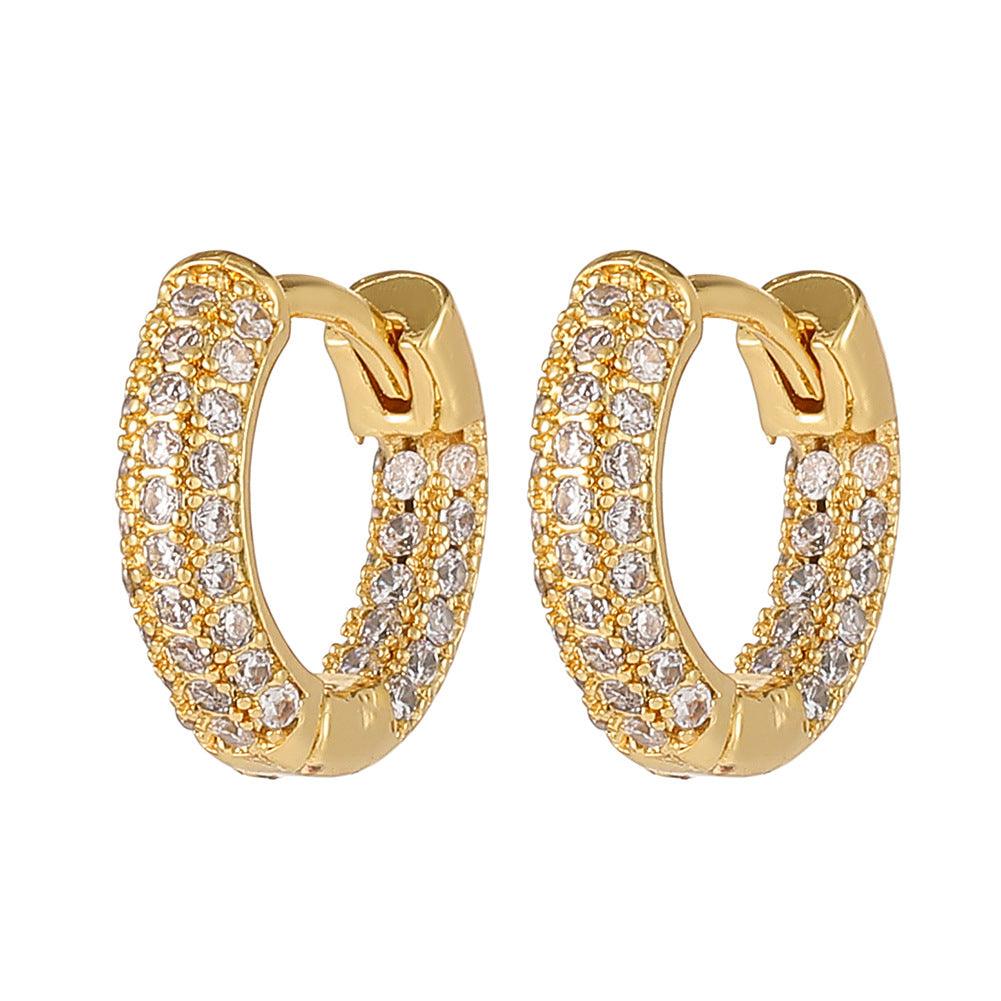 Elevate Your Style with Fashion 18K Gold Plated Geometric Earrings