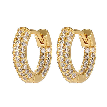 Elevate Your Style with Fashion 18K Gold Plated Geometric Earrings