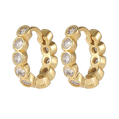 Elevate Your Style with Fashion 18K Gold Plated Geometric Earrings - Your-Look