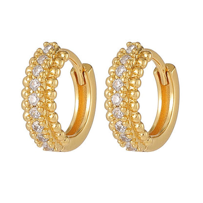 Elevate Your Style with Fashion 18K Gold Plated Geometric Earrings