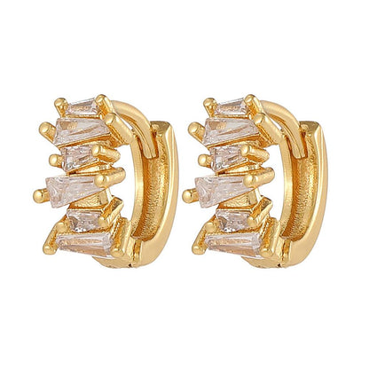 Elevate Your Style with Fashion 18K Gold Plated Geometric Earrings