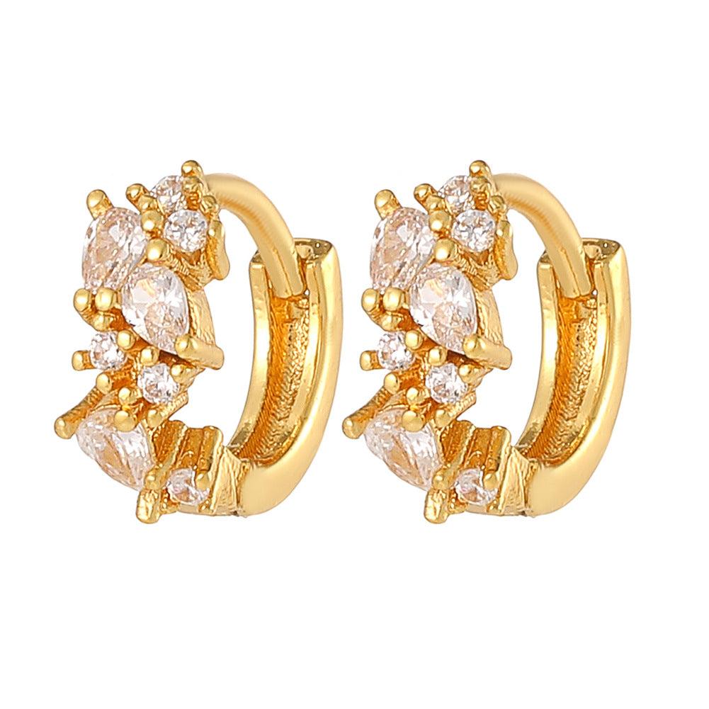 Elevate Your Style with Fashion 18K Gold Plated Geometric Earrings