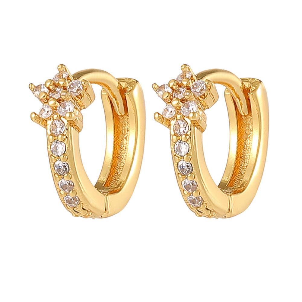 Elevate Your Style with Fashion 18K Gold Plated Geometric Earrings